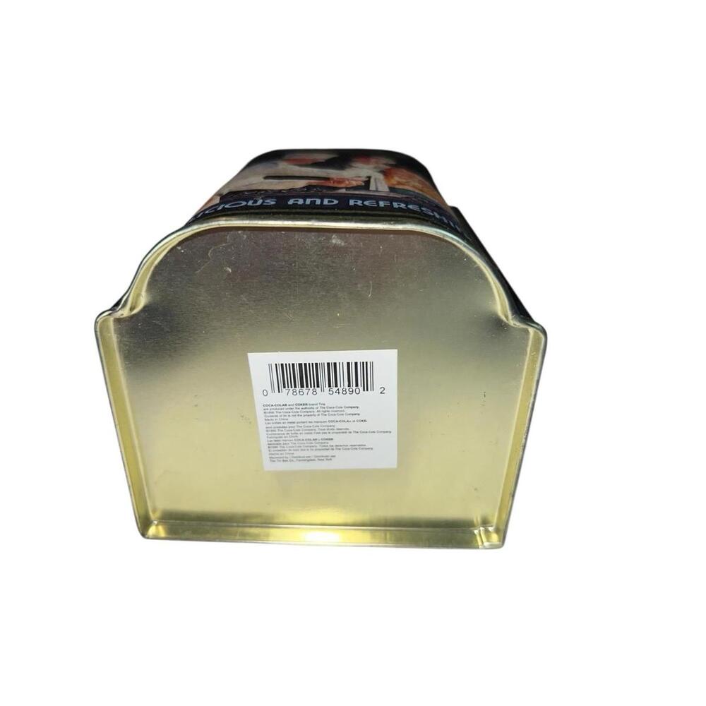 Vintage '90s Coca-Cola Collector Tin "Fountain Service" 5.5" x 4.25"‎ Multicolor - Picture 8 of 11